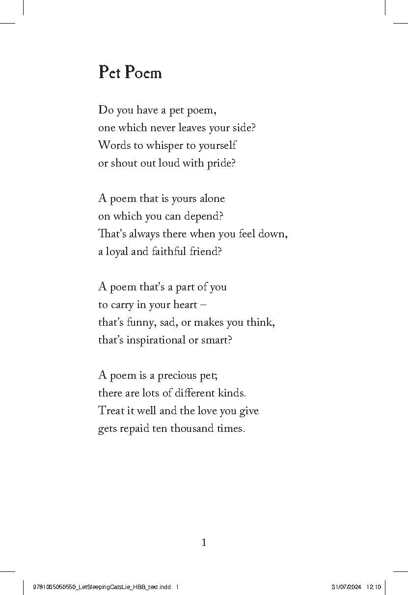 Let Sleeping Cats Lie