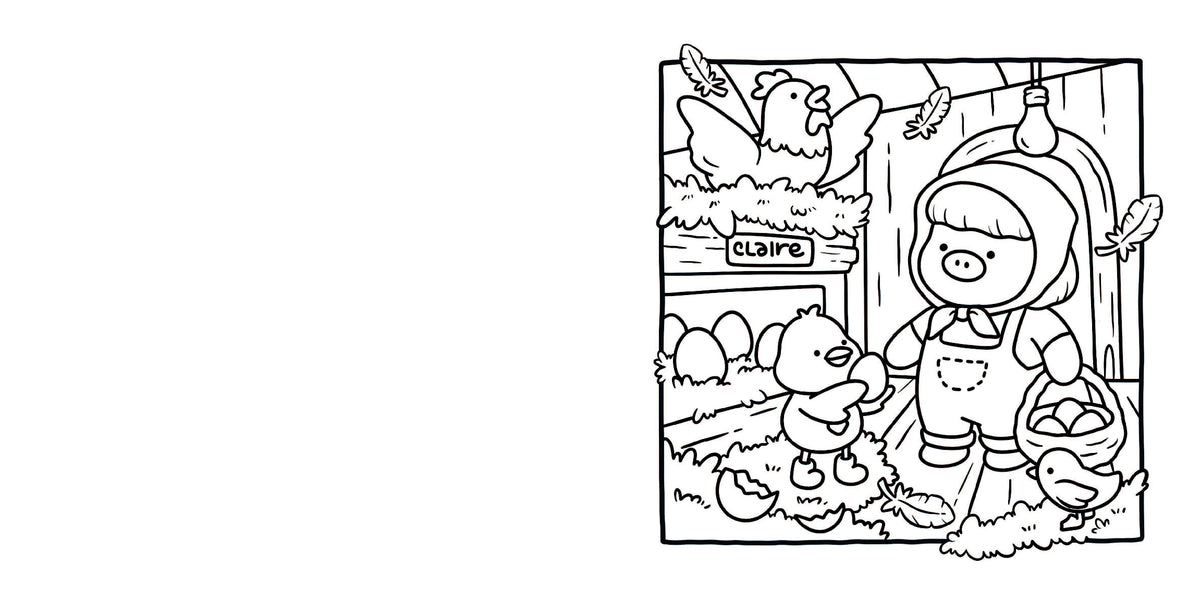 Cozy Farm Colouring Book