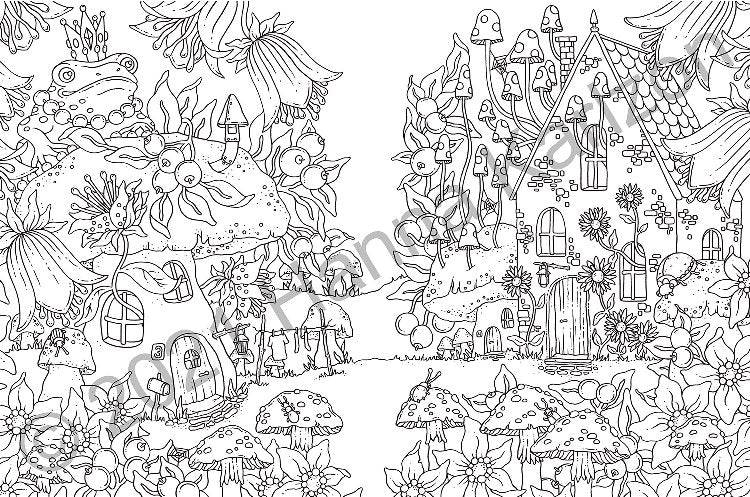 Tales From the Forest Kingdom Colouring Book