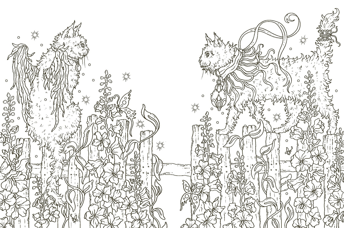 Tales from the Witch's Cottage Colouring Book