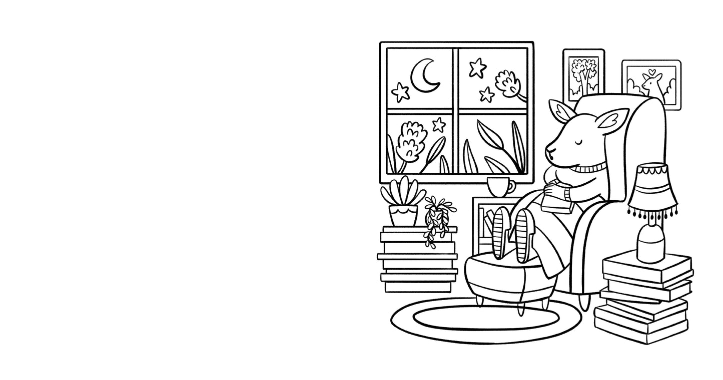 Aussie Cozy Homes Colouring Book