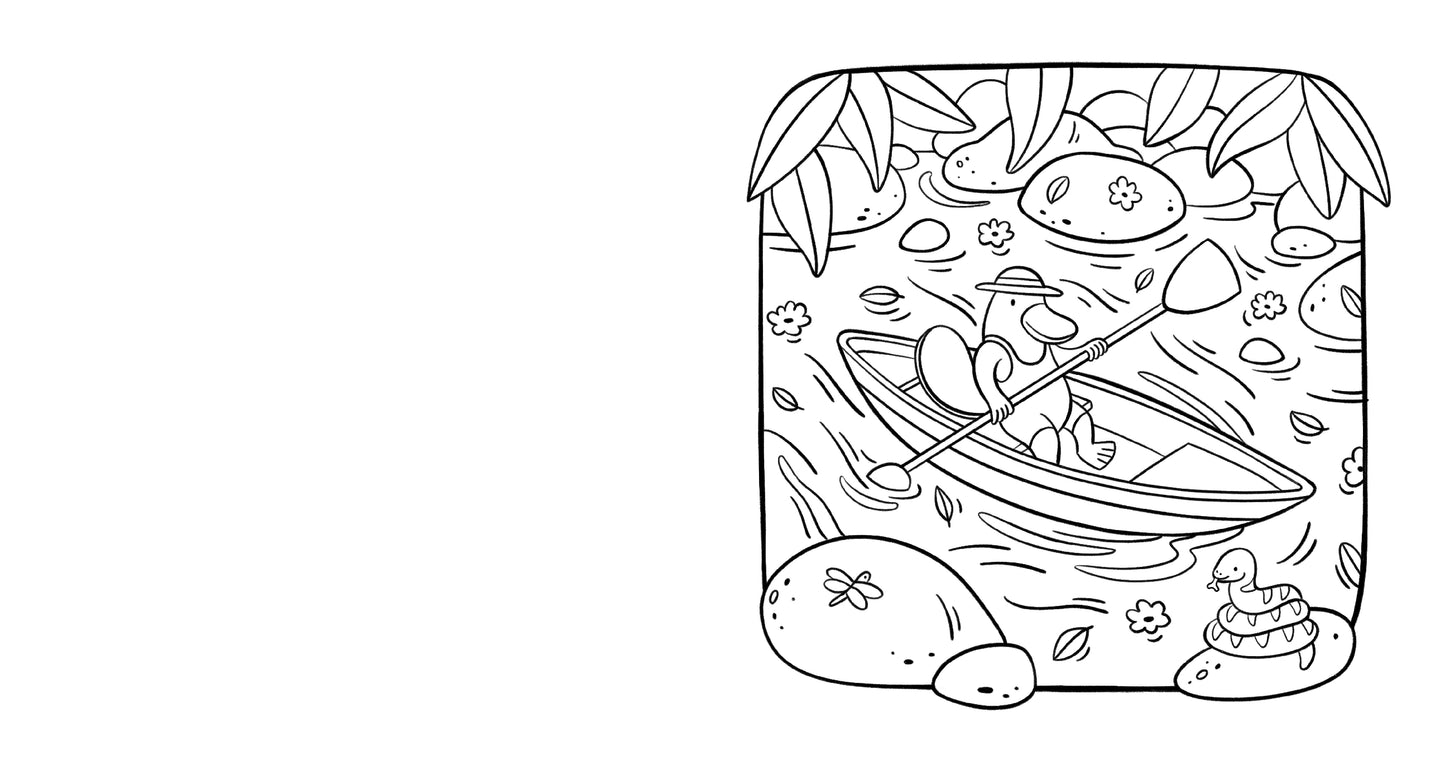 Aussie Cozy Nature Colouring Book - Warm Gift Shop