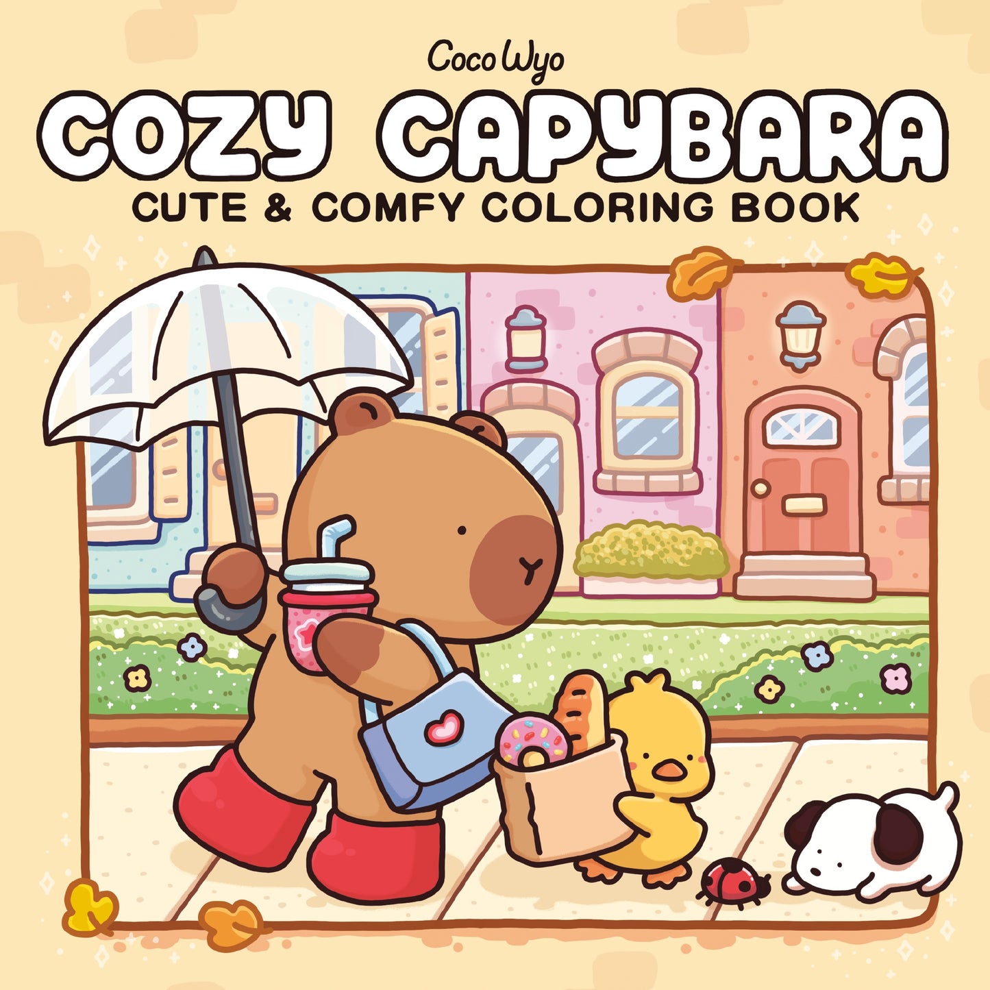 Cozy Capybara Colouring Book