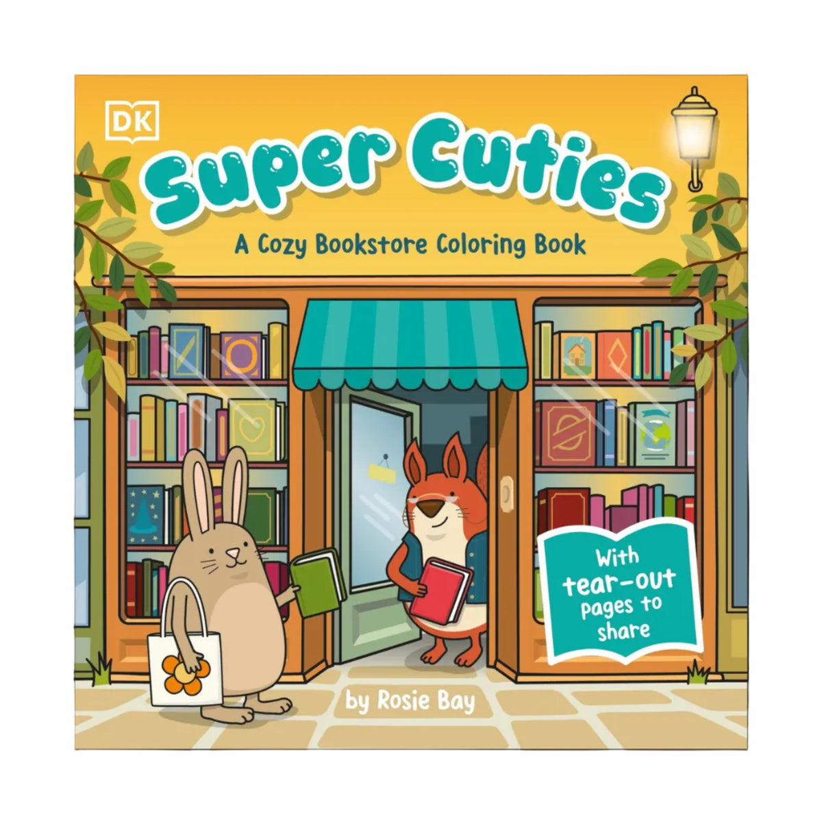 Super Cuties Cozy Bookstore Colouring Book