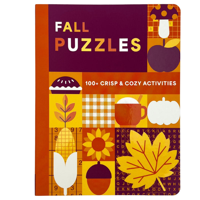 Fall Puzzles Book