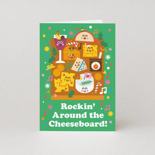 Rockin' Around the Cheeseboard | Christmas Card
