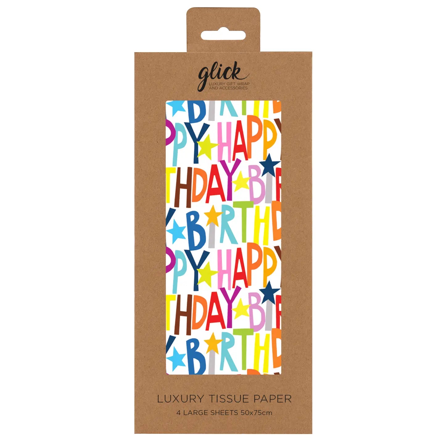 Tissue Paper Pack | Happy Birthday Multi