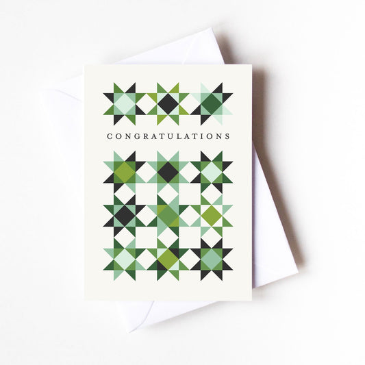 Quilt Stars | Congratulations Card