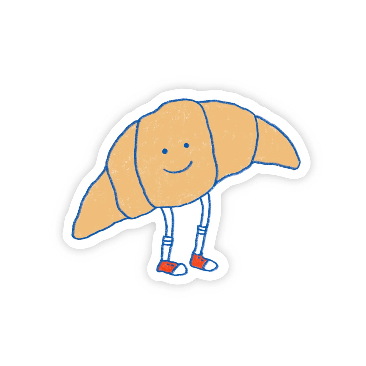 Mr Croissant Sticker