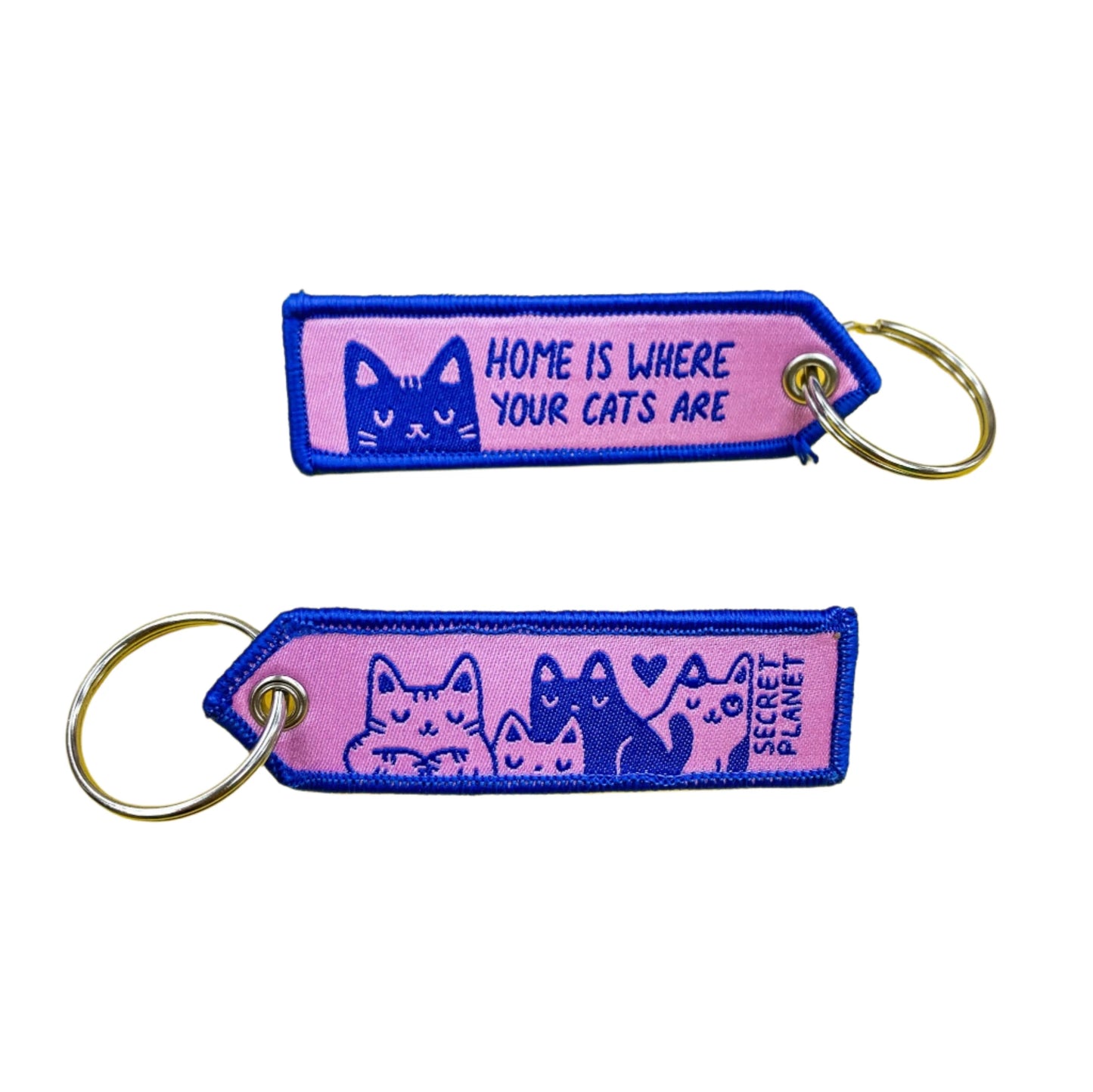 Home is Where Your Cats Are Keychain