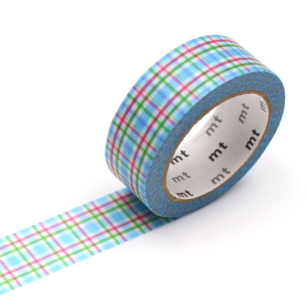 Washi Tape | Checkered Blue