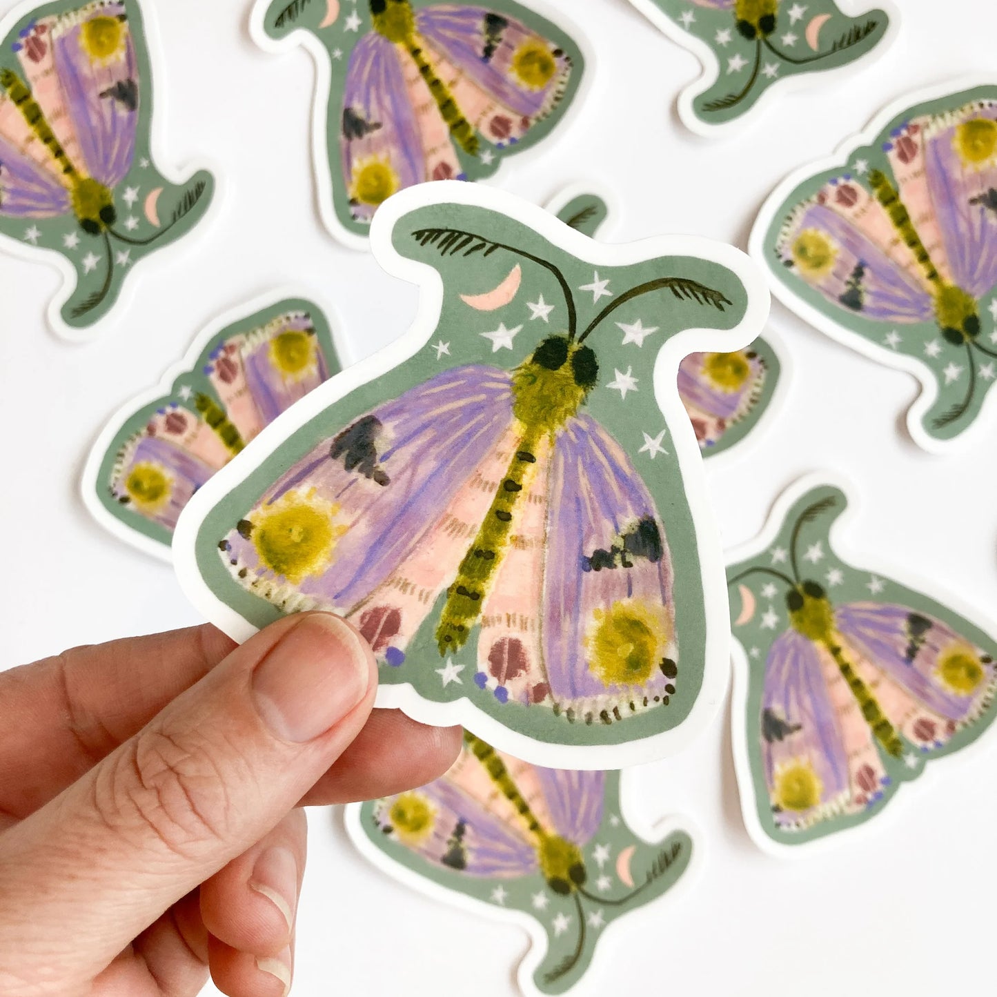 Midnight Moth Sticker