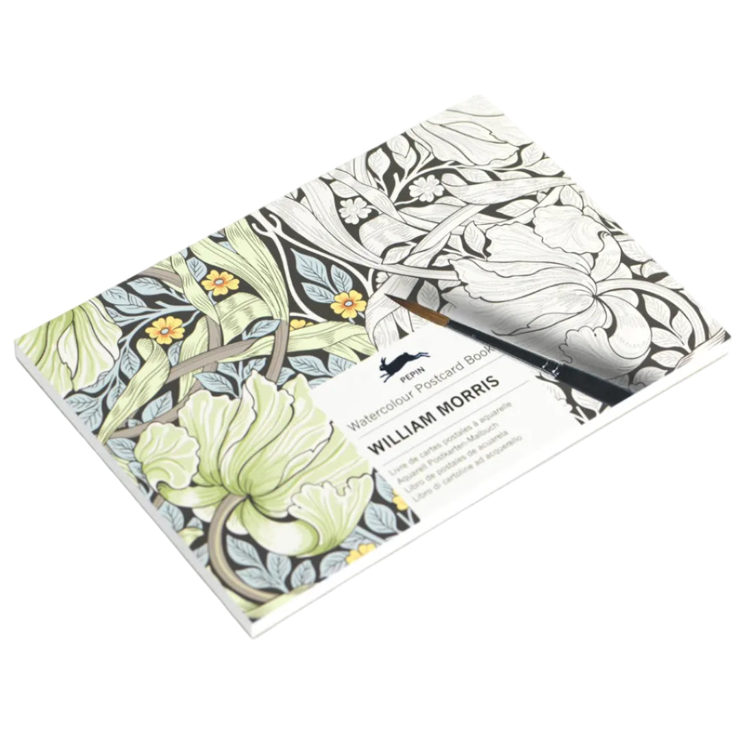 Watercolour Postcard Book | William Morris