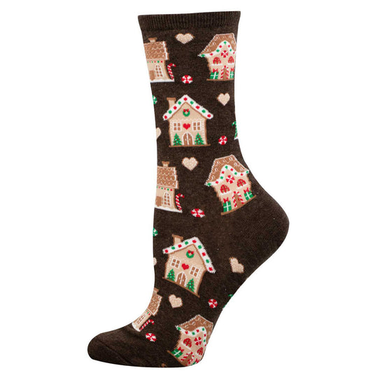 Ladies Socks | Gingerbread Houses