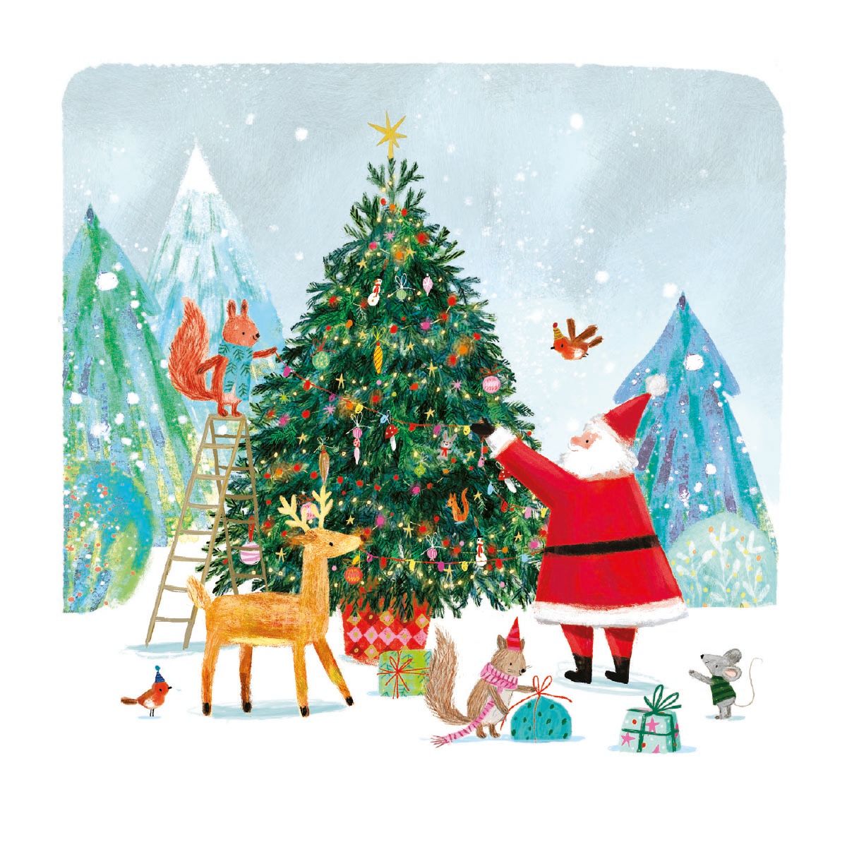 Santa's Tree | Boxed Cards