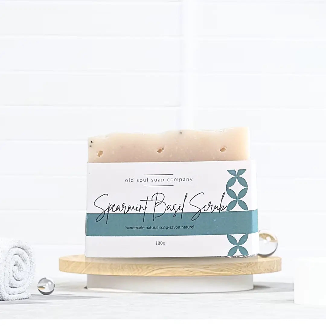 Old Soul Soap Co | Spearmint Basil Soap - Warm Gift Shop