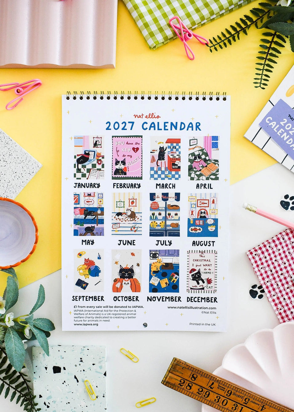 A Year of Cats 2027 Calendar