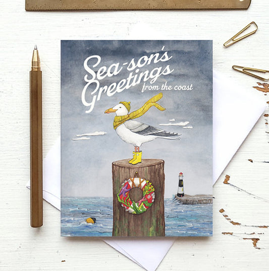 Sea-Son's Greetings | Christmas Card