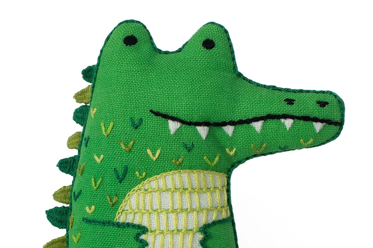 Embroidery Kit | Alligator