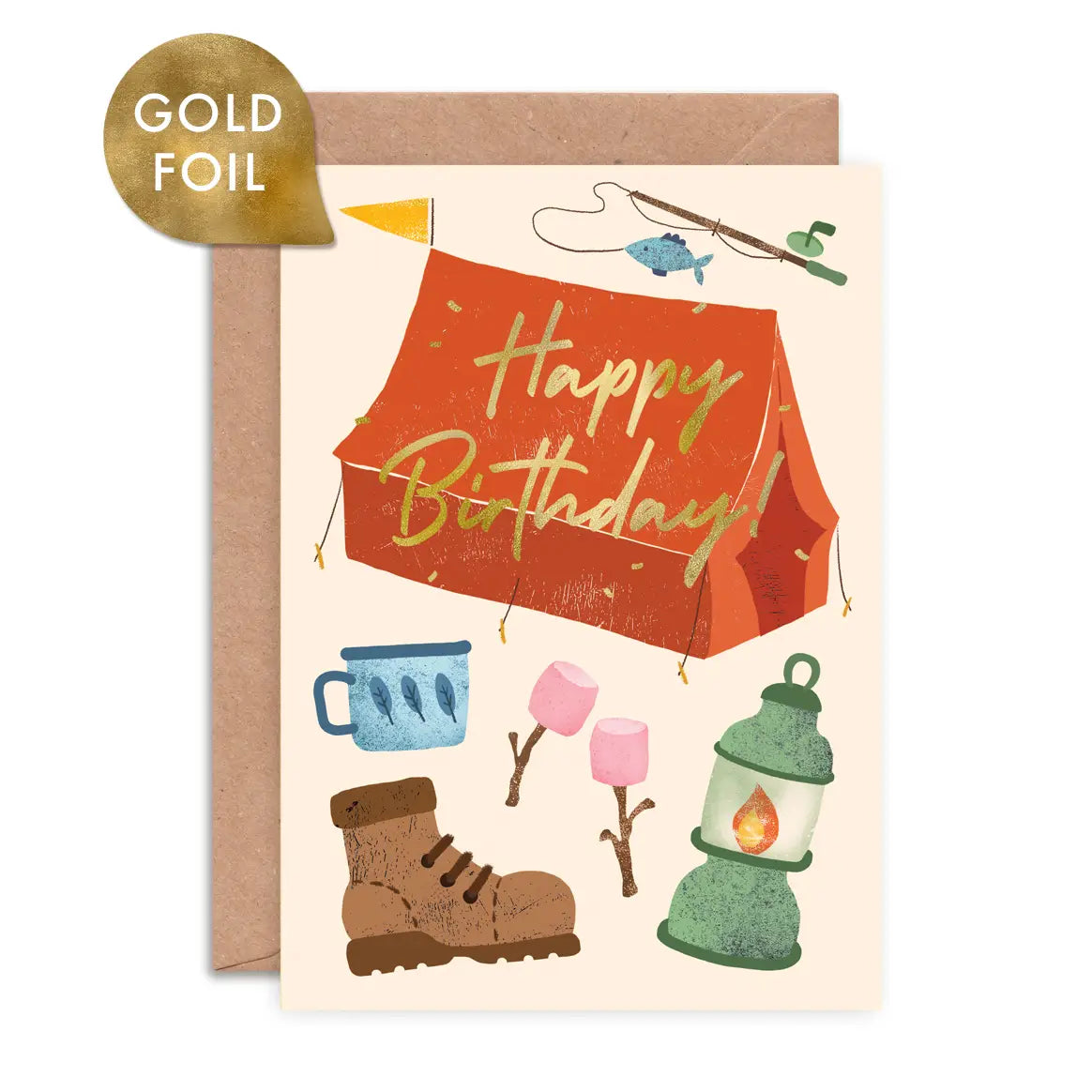 Camping Gear | Birthday Card