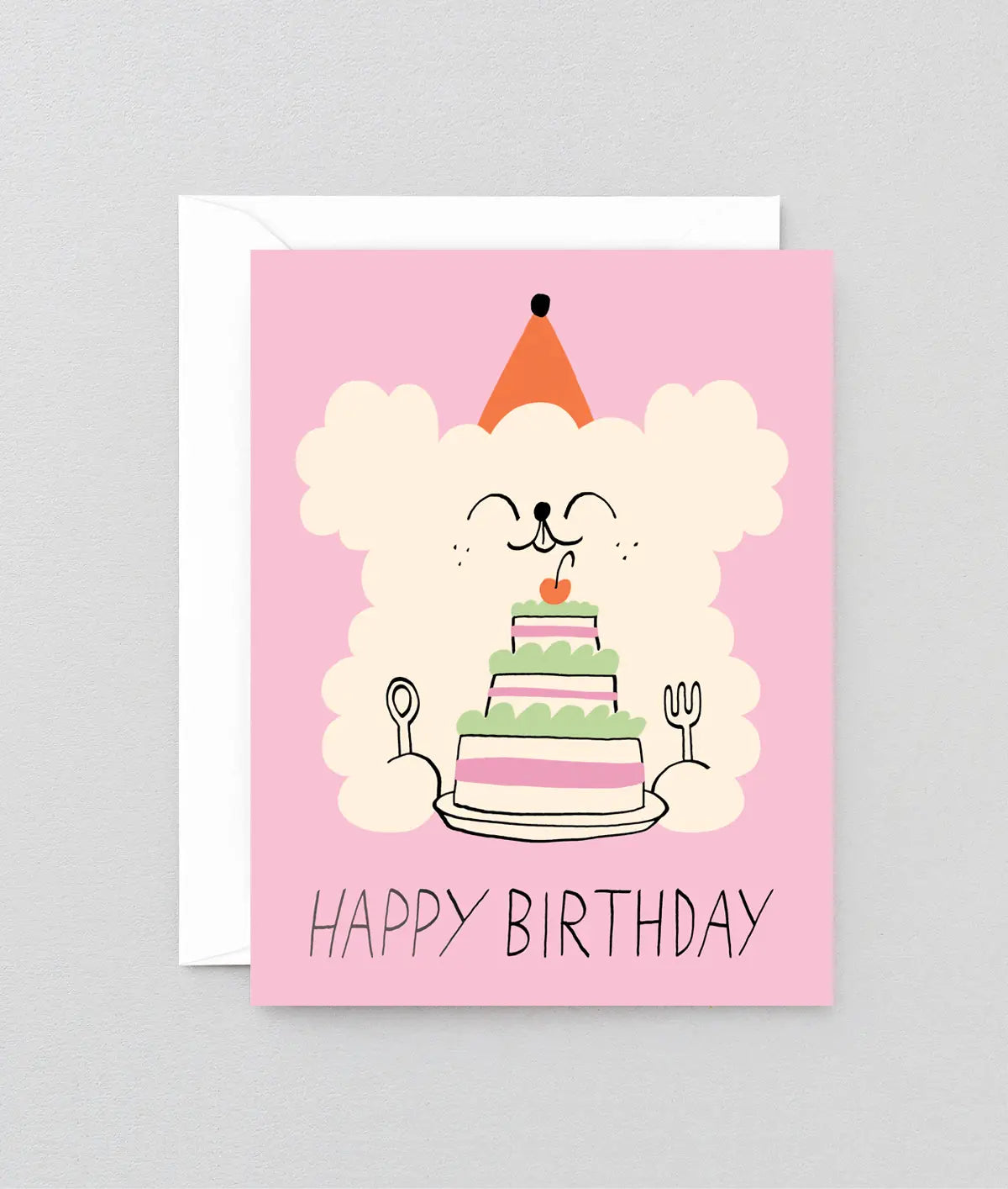 Dog + Cake | Birthday Card