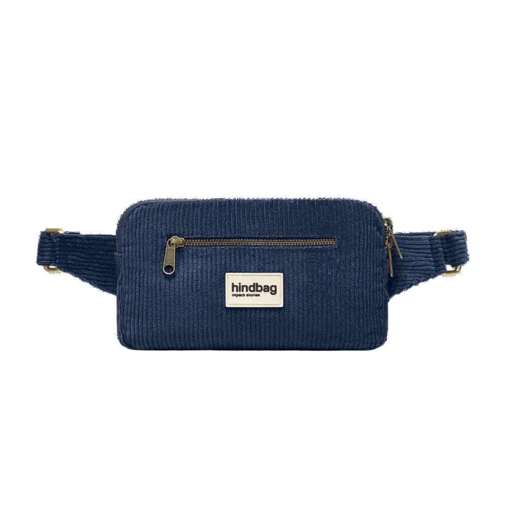 Hindbag | Harry Belt Bag Navy Corduroy
