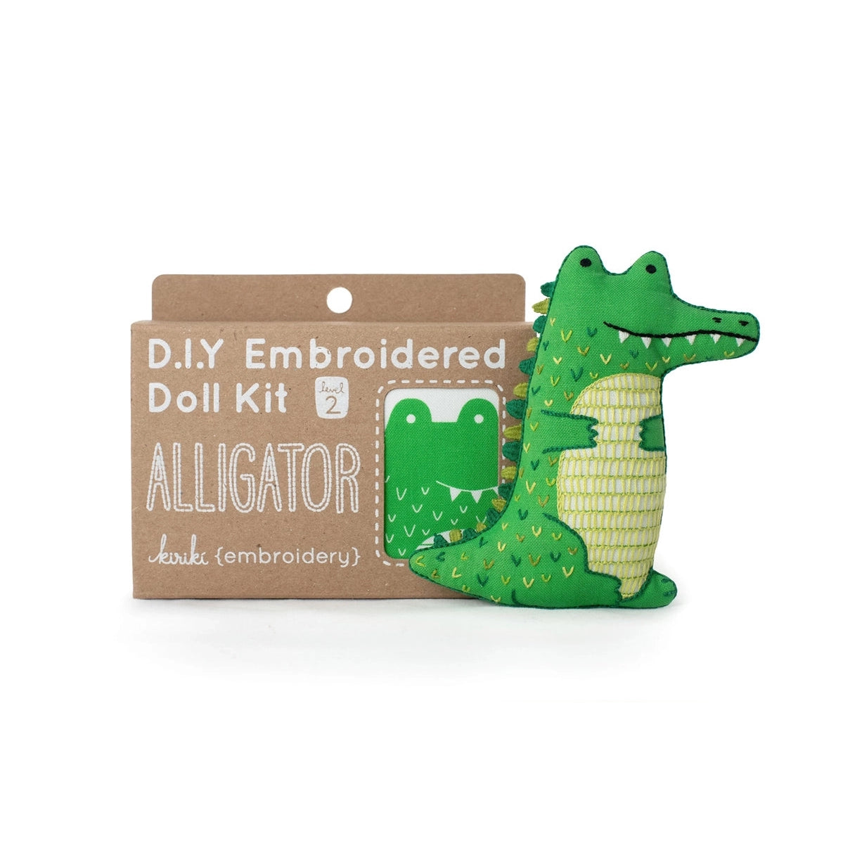 Embroidery Kit | Alligator