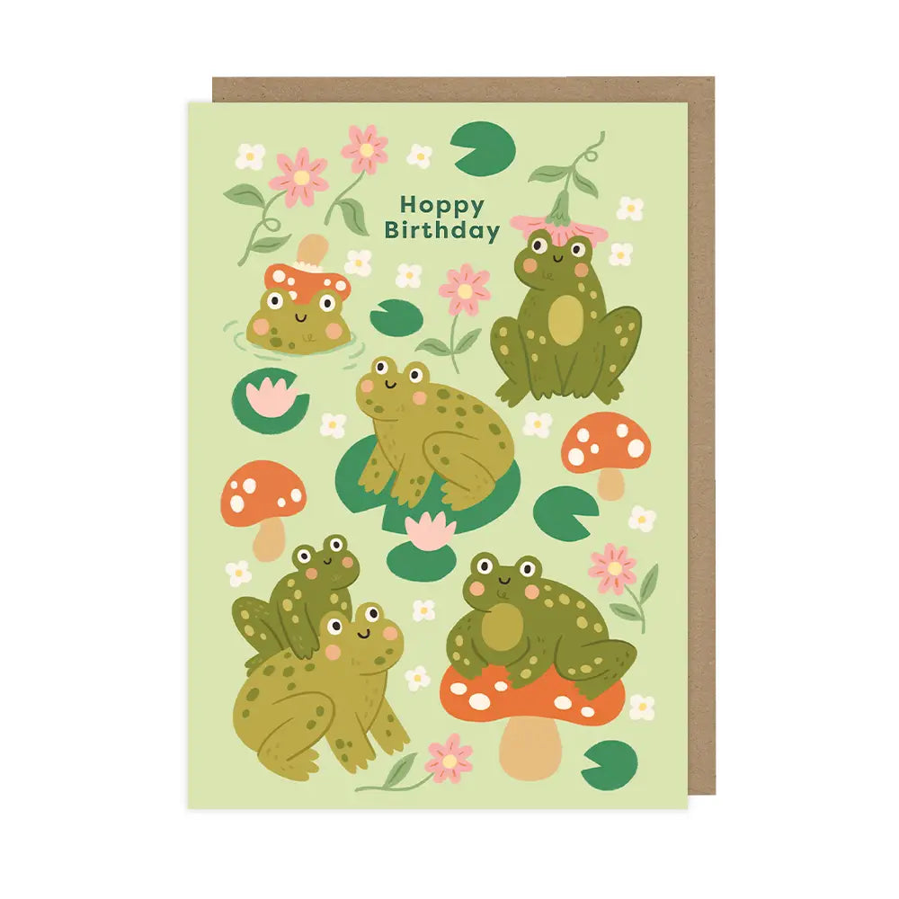 Hoppy Frog | Birthday Card