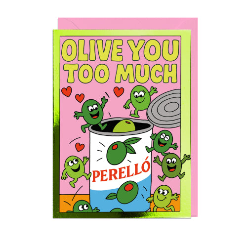 Olive You | Love Card - Warm Gift Shop