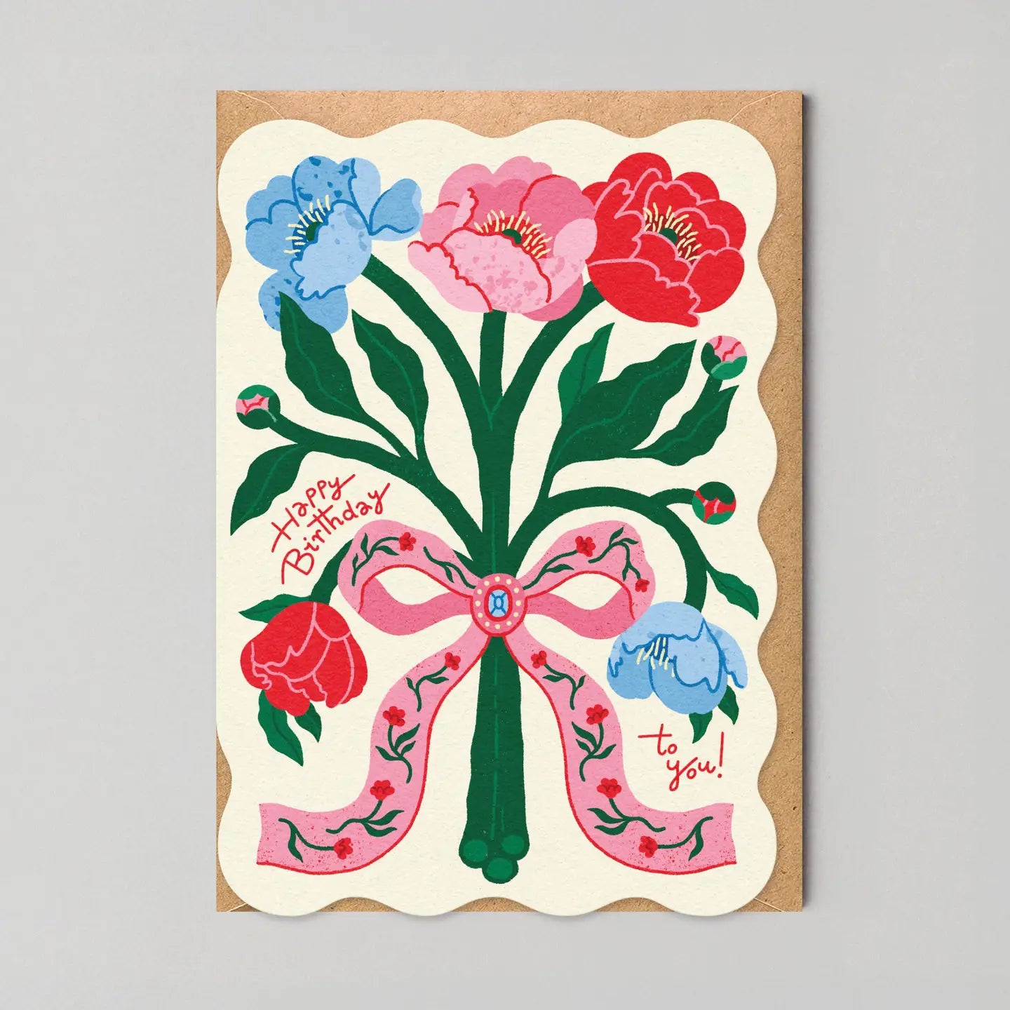 Floral Die-Cut | Birthday Card