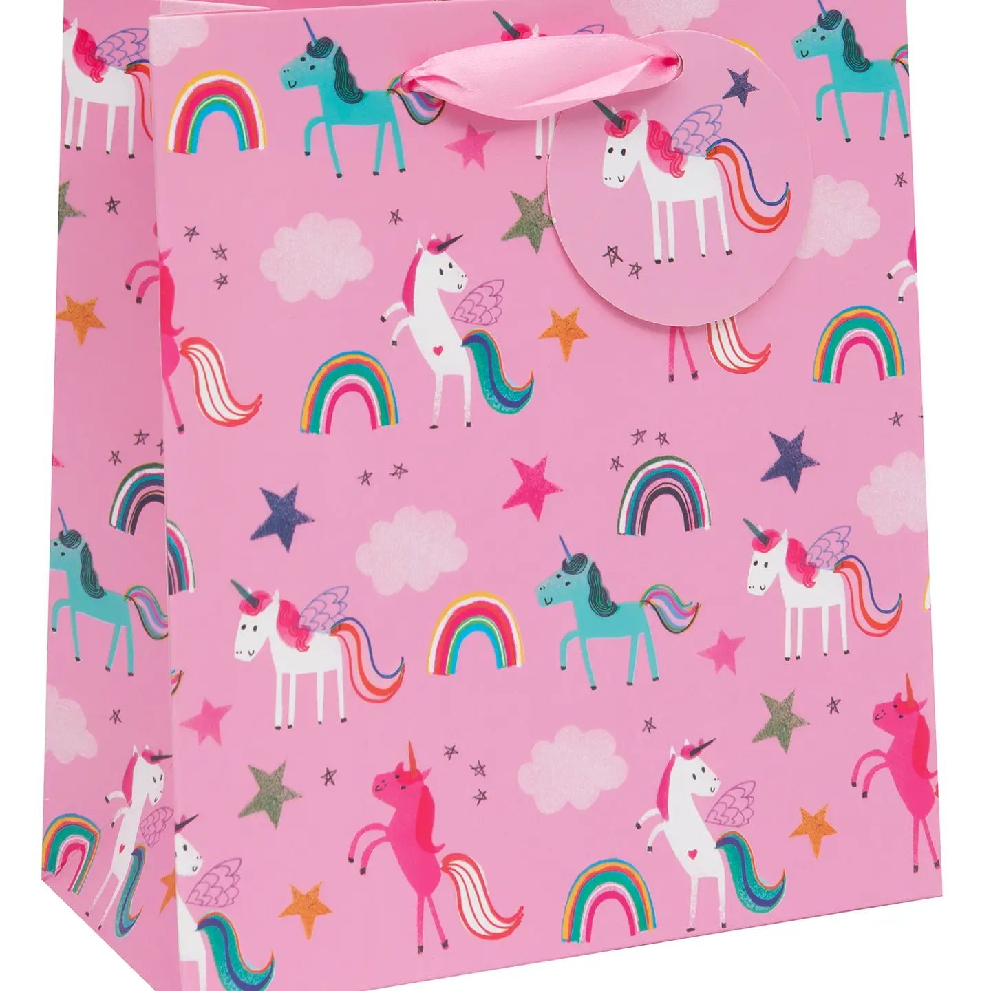 Gift Bag Medium | Pink Unicorns