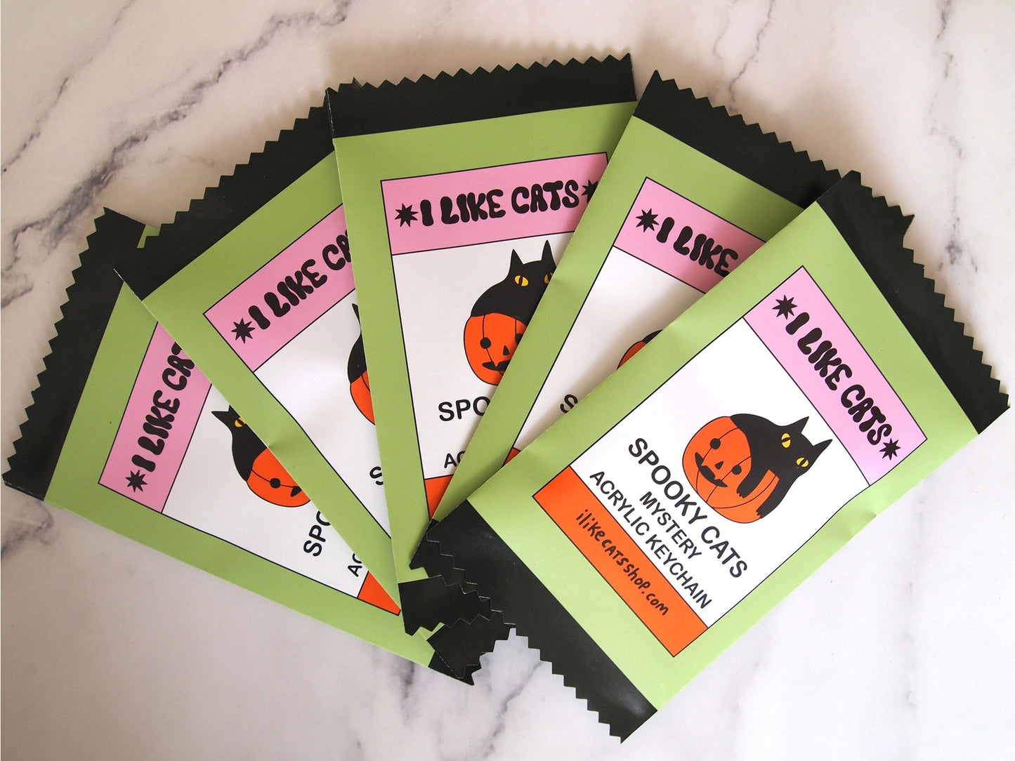 Halloween Cat Keychain | Mystery Pack