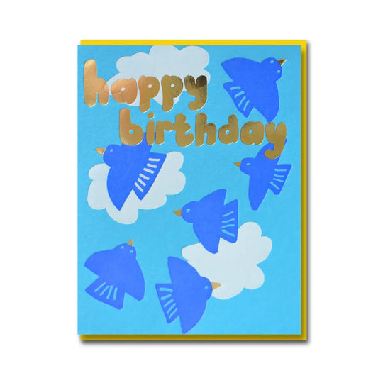 Birds in Flight | Birthday Card