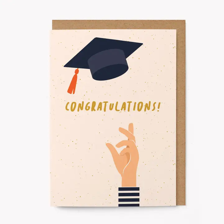 Hat Toss | Congrats Card