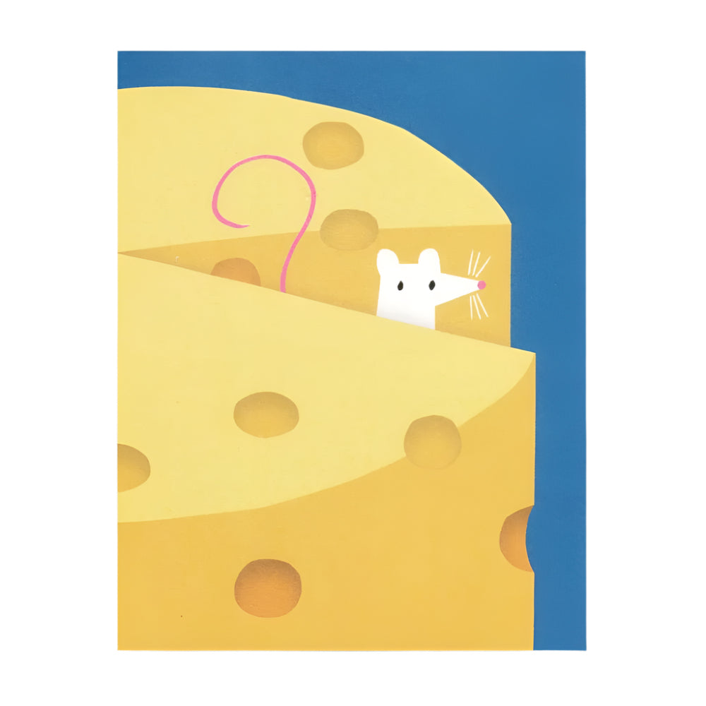 Mouse Cheesy Whiskers | Blank Card