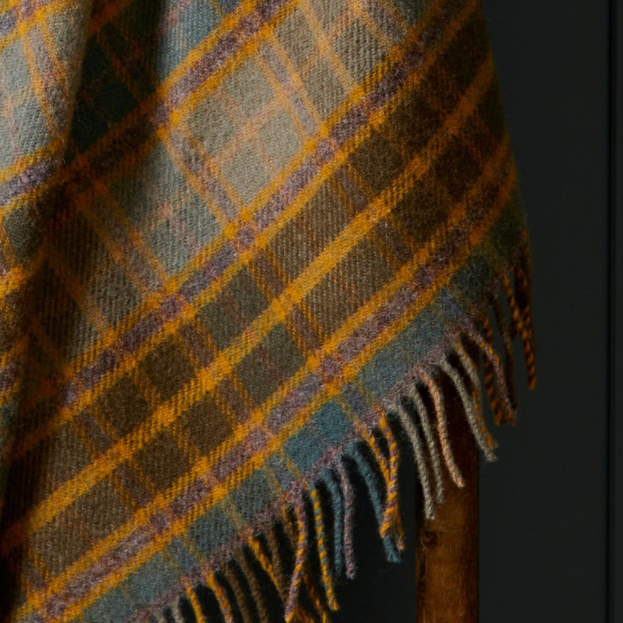 Cottage Wool Blanket | Mustard