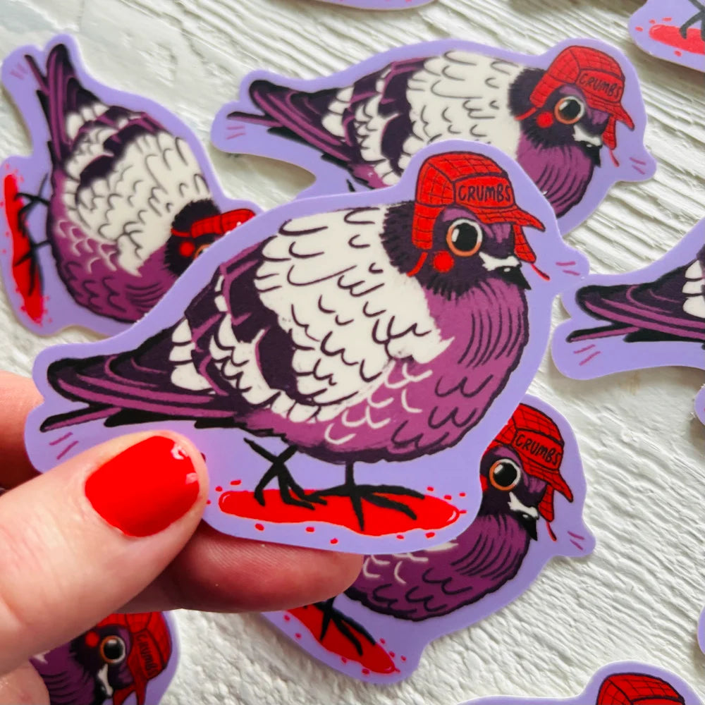 Crumbs Pigeon Sticker