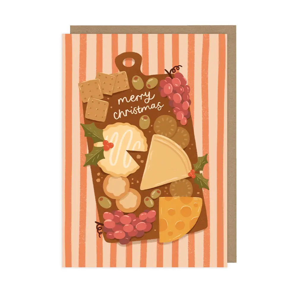Festive Cheese Board | Christmas Card