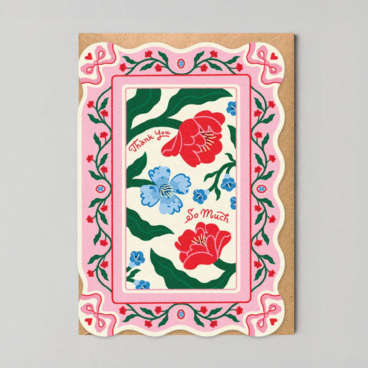 Floral Die-Cut | Thank You Card