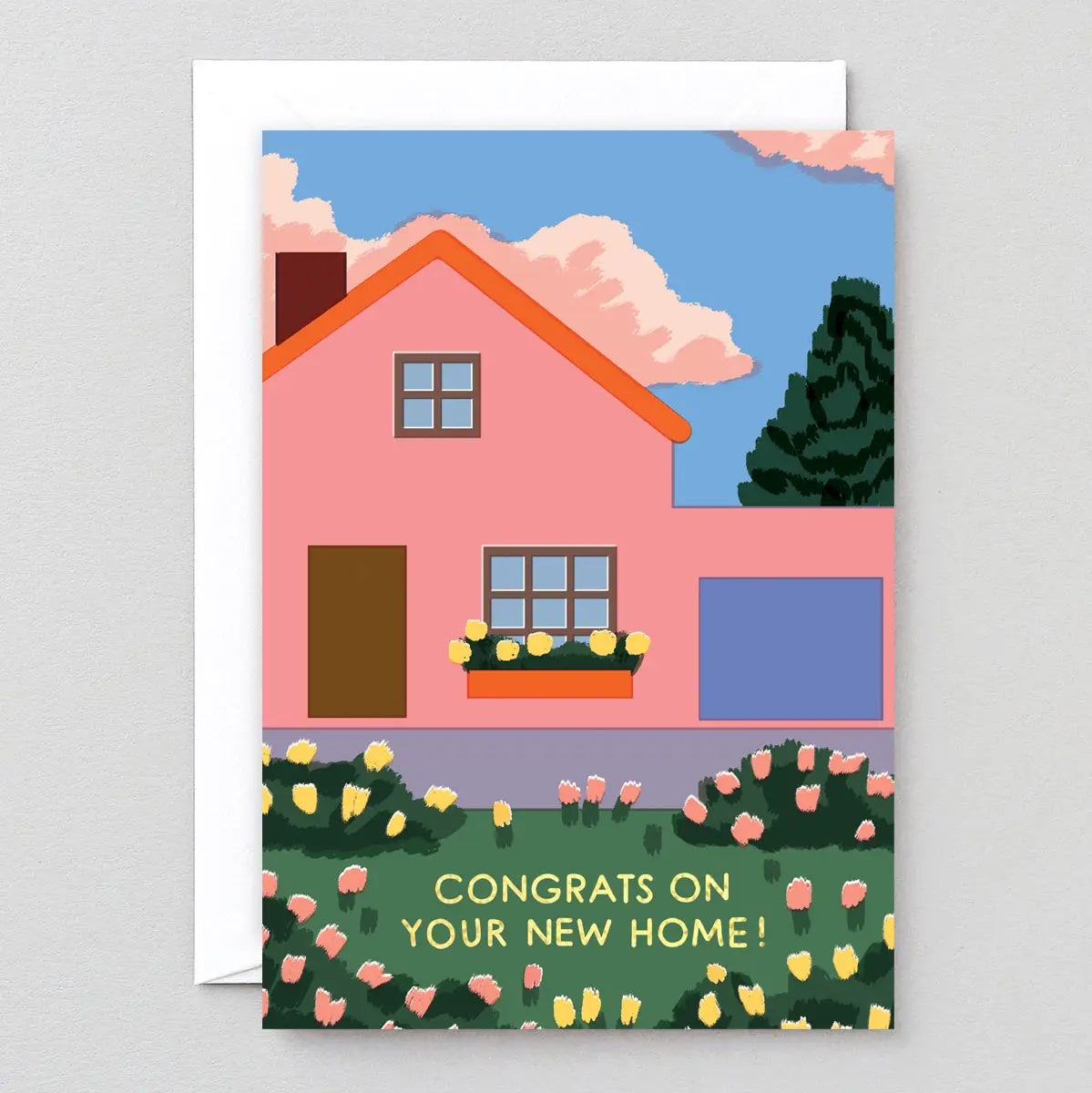 Pink House | New Home Card