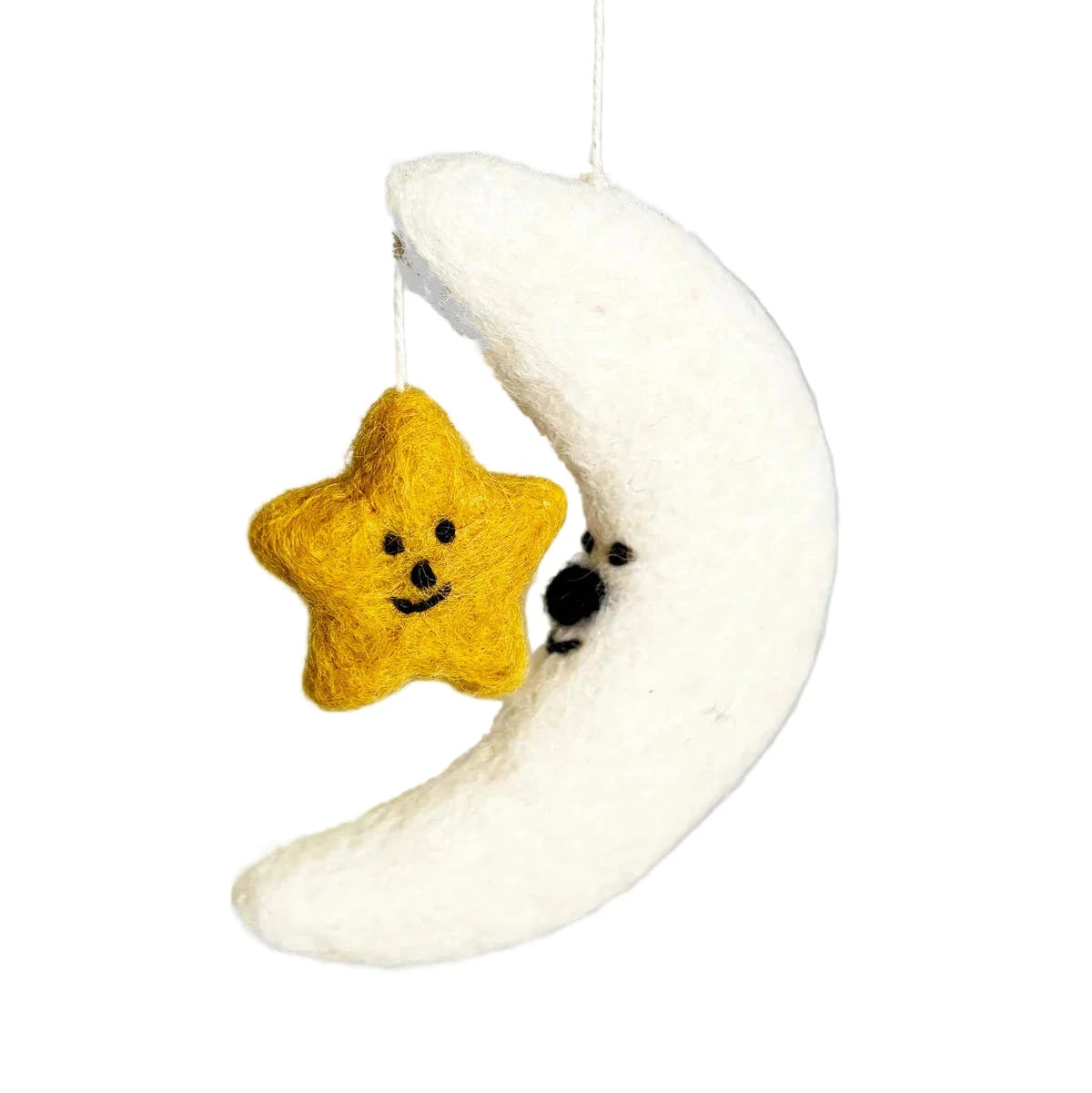 Felt Ornament | Moon + Star