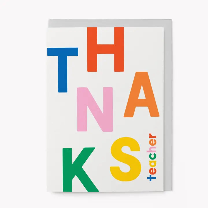 Thanks Teacher | Thank You Card