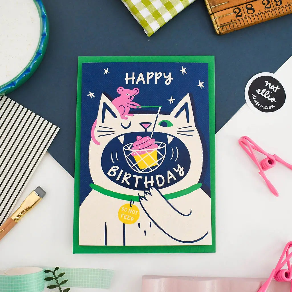 Cute Cat | Birthday Card