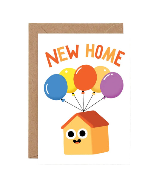 Balloon House | New Home Card