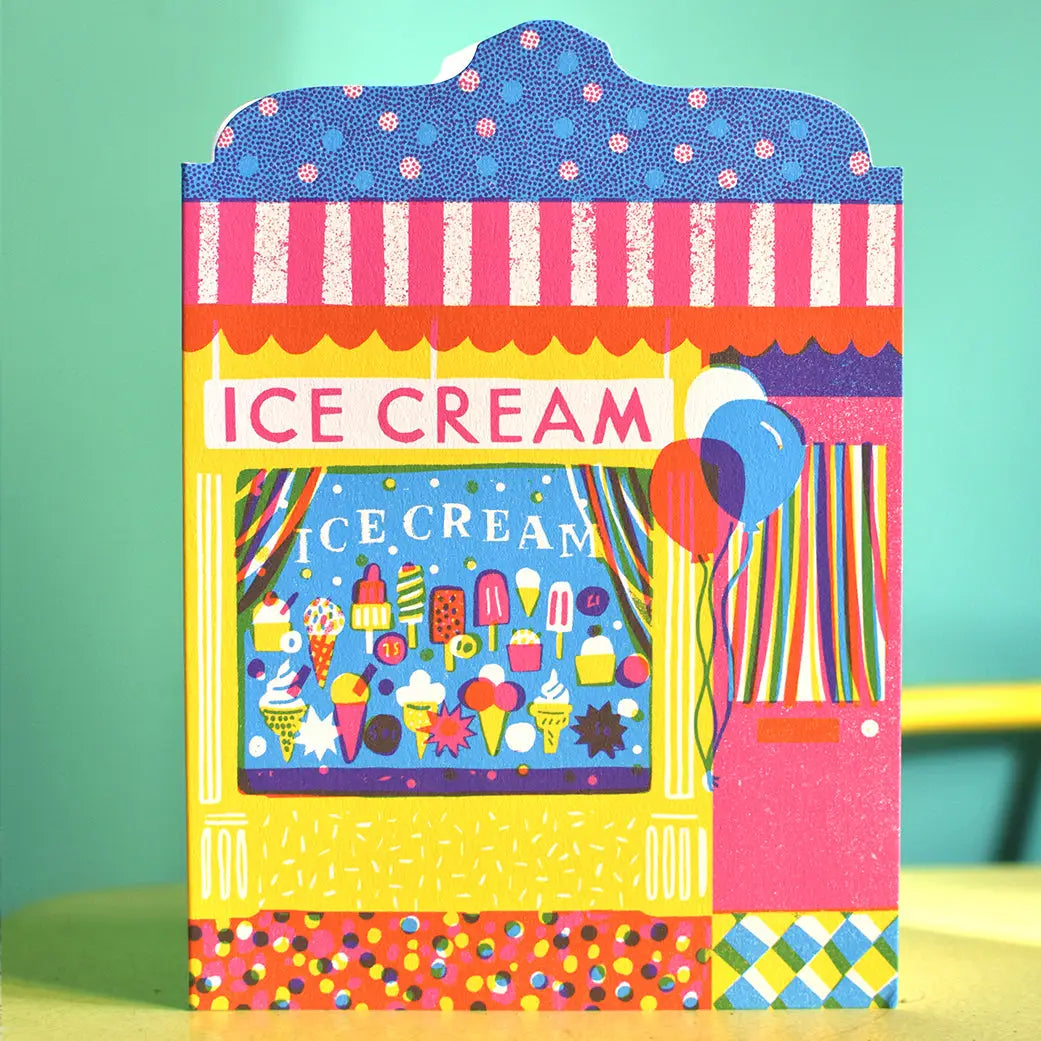 Ice Cream Shop | Blank Card