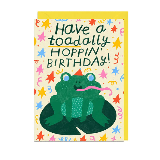 Toadally Hoppin | Birthday Card