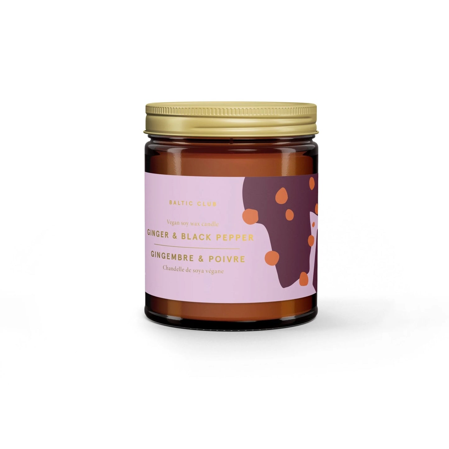 Ginger + Black Pepper Soy Candle - Warm Gift Shop