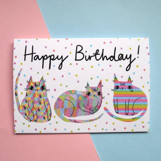 Rainbow Cats | Birthday Card