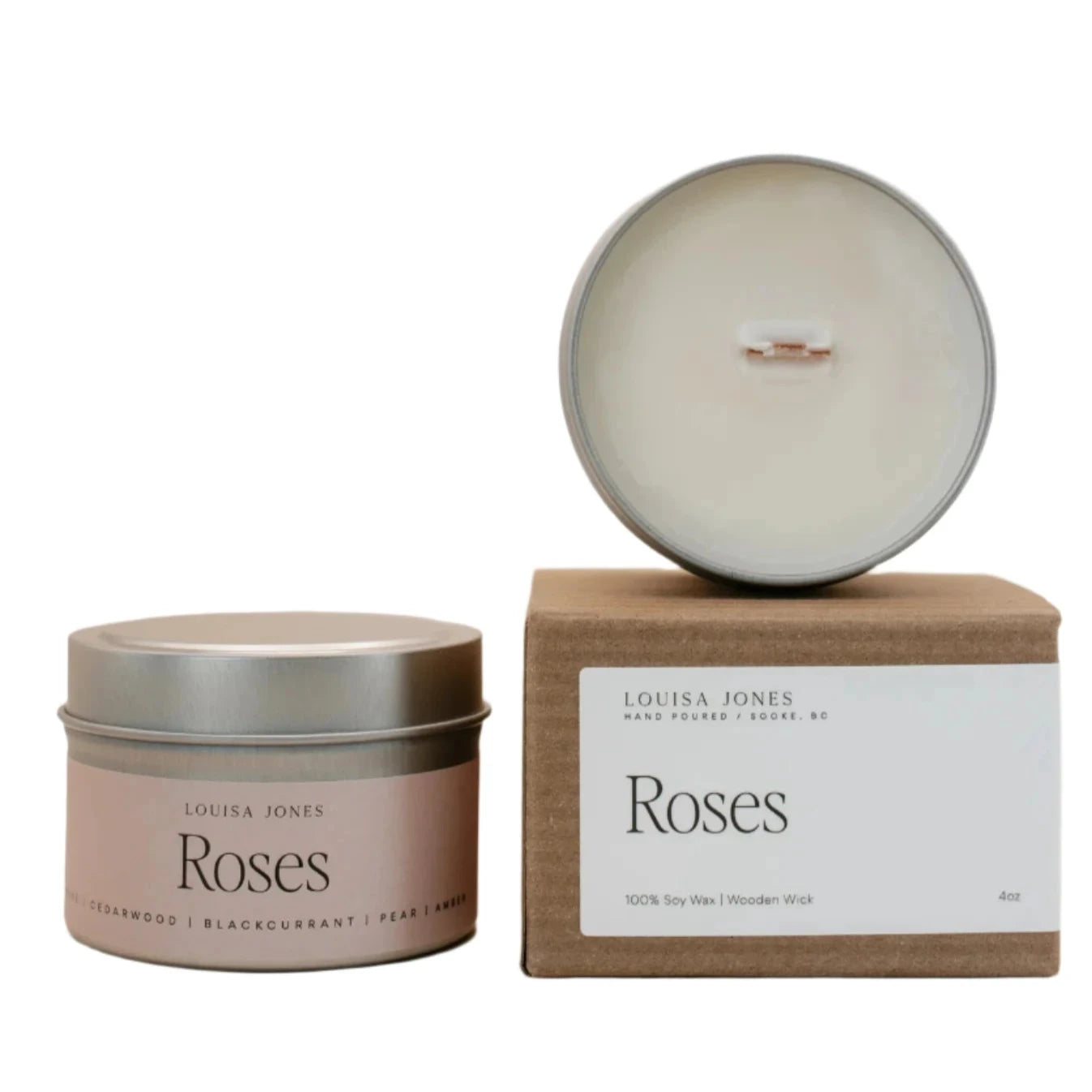 Roses 4oz Candle - Warm Gift Shop