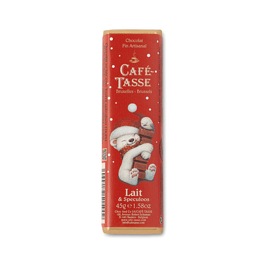 Cafe Tasse Milk Chocolate Speculoos Bar